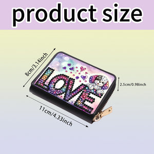 Diamond Painting Card Holder Coin Purse Diamond Art Wallet Pouch Gifts for Women