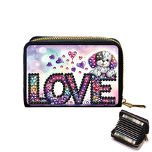 Load image into Gallery viewer, Diamond Painting Card Holder Coin Purse Diamond Art Wallet Pouch Gifts for Women
