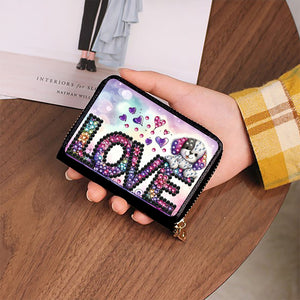 Diamond Painting Card Holder Coin Purse Diamond Art Wallet Pouch Gifts for Women