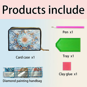 Diamond Painting Card Holder Coin Purse Diamond Art Wallet Pouch Gifts for Women