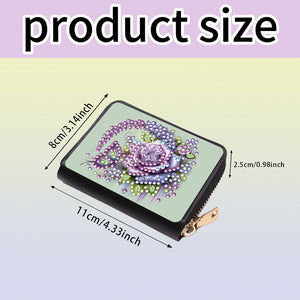 Diamond Painting Card Holder Coin Purse Diamond Art Wallet Pouch Gifts for Women