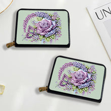 Load image into Gallery viewer, Diamond Painting Card Holder Coin Purse Diamond Art Wallet Pouch Gifts for Women

