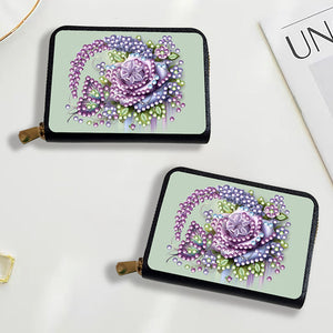 Diamond Painting Card Holder Coin Purse Diamond Art Wallet Pouch Gifts for Women