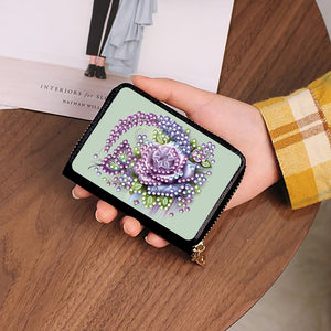 Diamond Painting Card Holder Coin Purse Diamond Art Wallet Pouch Gifts for Women
