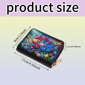 Diamond Painting Card Holder Coin Purse Diamond Art Wallet Pouch Gifts for Women