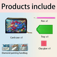 Load image into Gallery viewer, Diamond Painting Card Holder Coin Purse Diamond Art Wallet Pouch Gifts for Women
