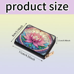 Diamond Painting Card Holder Coin Purse Diamond Art Wallet Pouch Gifts for Women