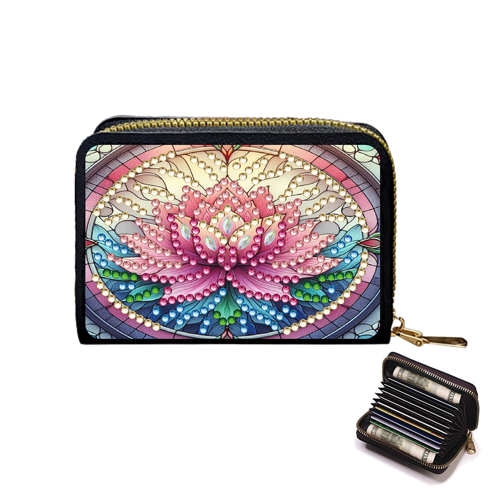 Diamond Painting Card Holder Coin Purse Diamond Art Wallet Pouch Gifts for Women