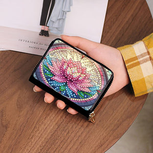 Diamond Painting Card Holder Coin Purse Diamond Art Wallet Pouch Gifts for Women
