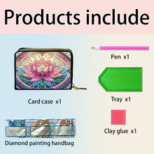Load image into Gallery viewer, Diamond Painting Card Holder Coin Purse Diamond Art Wallet Pouch Gifts for Women
