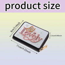 Load image into Gallery viewer, Diamond Painting Card Holder Coin Purse Diamond Art Wallet Pouch Gifts for Women
