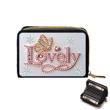 Load image into Gallery viewer, Diamond Painting Card Holder Coin Purse Diamond Art Wallet Pouch Gifts for Women
