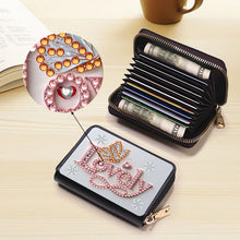 Load image into Gallery viewer, Diamond Painting Card Holder Coin Purse Diamond Art Wallet Pouch Gifts for Women

