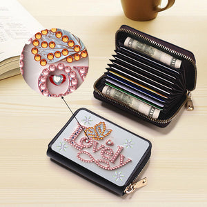 Diamond Painting Card Holder Coin Purse Diamond Art Wallet Pouch Gifts for Women