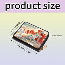 Load image into Gallery viewer, Diamond Painting Card Holder Coin Purse Diamond Art Wallet Pouch Gifts for Women
