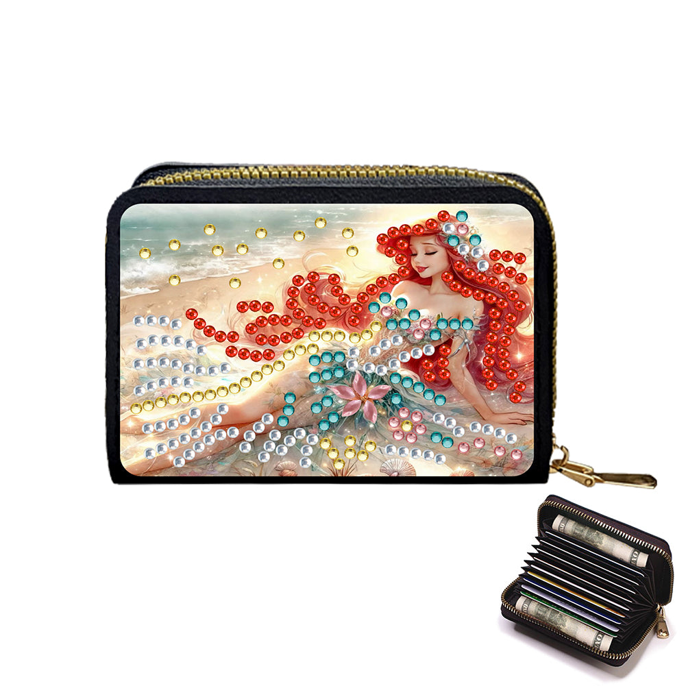 Diamond Painting Card Holder Coin Purse Diamond Art Wallet Pouch Gifts for Women