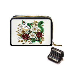 Load image into Gallery viewer, Diamond Painting Card Holder Coin Purse Diamond Art Wallet Pouch Gifts for Women
