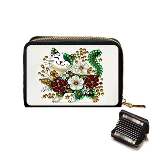 Diamond Painting Card Holder Coin Purse Diamond Art Wallet Pouch Gifts for Women