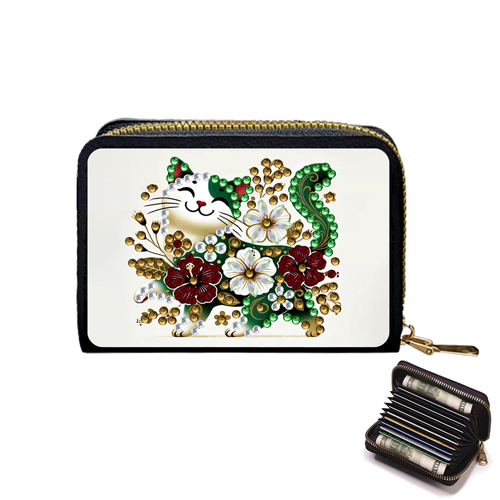 Diamond Painting Card Holder Coin Purse Diamond Art Wallet Pouch Gifts for Women