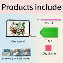 Load image into Gallery viewer, Diamond Painting Card Holder Coin Purse Diamond Art Wallet Pouch Gifts for Women
