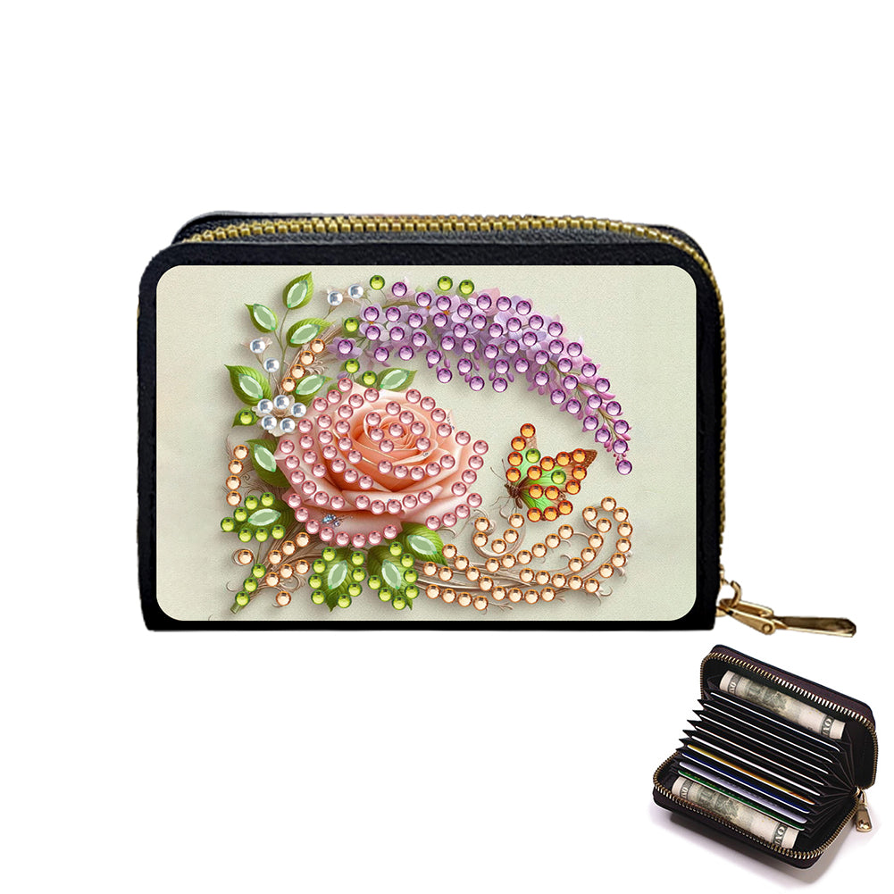 Diamond Painting Card Holder Coin Purse Diamond Art Wallet Pouch Gifts for Women