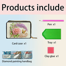 Load image into Gallery viewer, Diamond Painting Card Holder Coin Purse Diamond Art Wallet Pouch Gifts for Women
