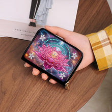 Load image into Gallery viewer, Diamond Painting Card Holder Coin Purse Diamond Art Wallet Pouch Gifts for Women
