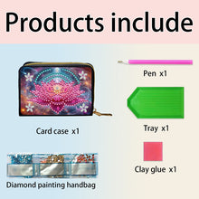 Load image into Gallery viewer, Diamond Painting Card Holder Coin Purse Diamond Art Wallet Pouch Gifts for Women
