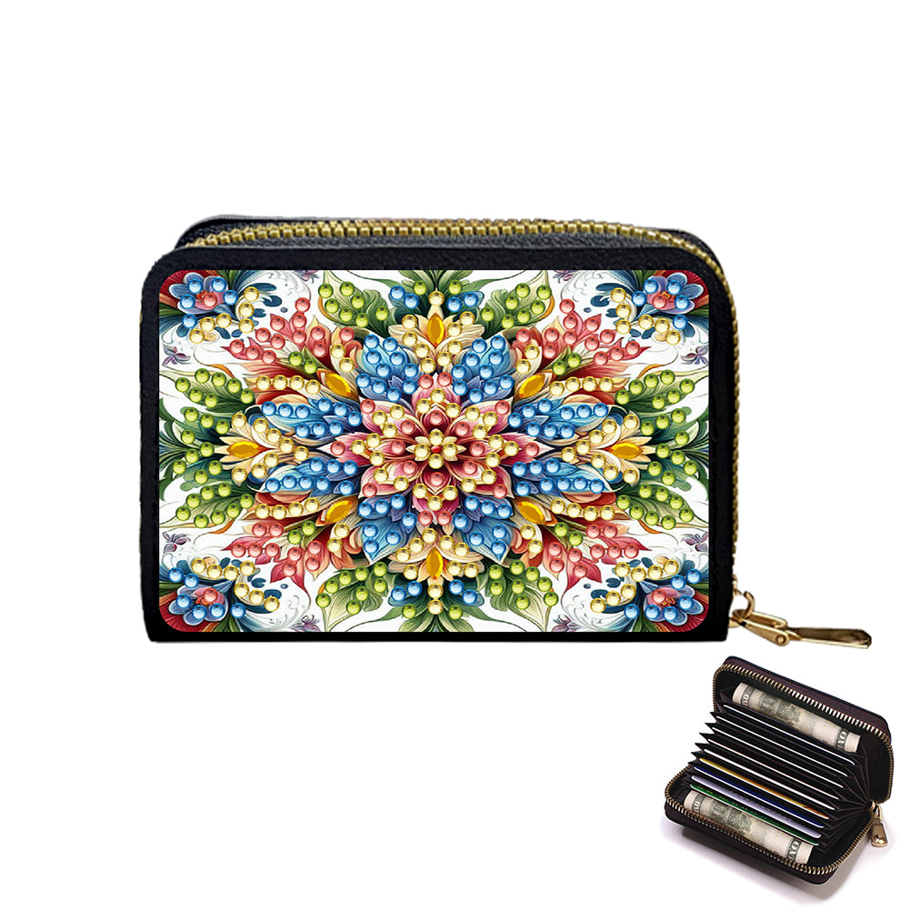 Diamond Painting Card Holder Coin Purse Diamond Art Wallet Pouch Gifts for Women