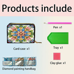 Diamond Painting Card Holder Coin Purse Diamond Art Wallet Pouch Gifts for Women