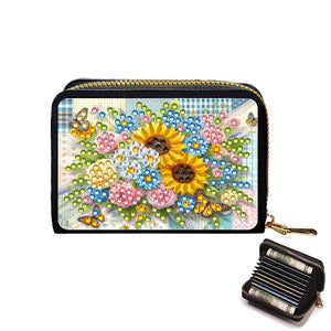 Diamond Painting Card Holder Coin Purse Diamond Art Wallet Pouch Gifts for Women