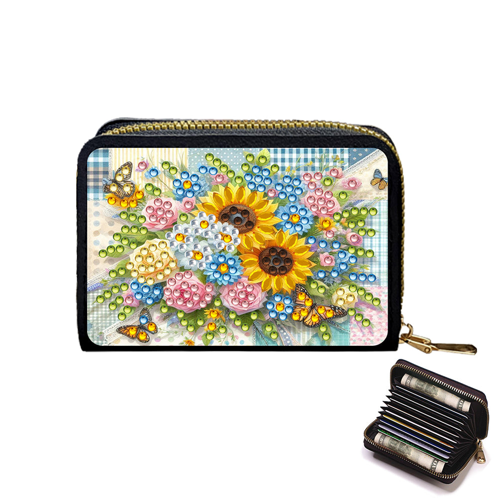 Diamond Painting Card Holder Coin Purse Diamond Art Wallet Pouch Gifts for Women