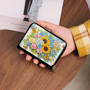 Diamond Painting Card Holder Coin Purse Diamond Art Wallet Pouch Gifts for Women