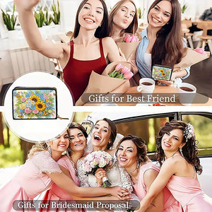 Diamond Painting Card Holder Coin Purse Diamond Art Wallet Pouch Gifts for Women