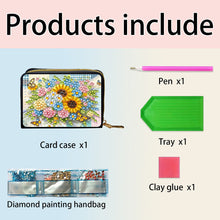 Load image into Gallery viewer, Diamond Painting Card Holder Coin Purse Diamond Art Wallet Pouch Gifts for Women
