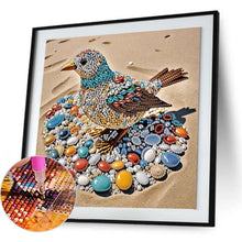 Load image into Gallery viewer, Abstract Pebble Bird 30*30CM(Canvas) Partial Special Shaped Drill Diamond Painting
