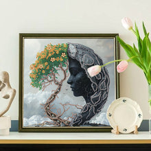 Load image into Gallery viewer, Abstract Art Woman 30*30CM(Canvas) Partial Special Shaped Drill Diamond Painting
