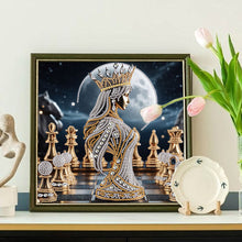 Load image into Gallery viewer, Abstract Chess Goddess 30*30CM(Canvas) Partial Special Shaped Drill Diamond Painting

