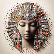 Load image into Gallery viewer, Abstract Egyptian Portrait 30*30CM(Canvas) Partial Special Shaped Drill Diamond Painting
