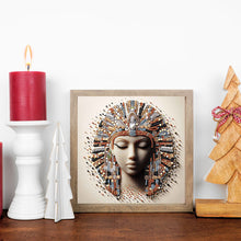 Load image into Gallery viewer, Abstract Egyptian Portrait 30*30CM(Canvas) Partial Special Shaped Drill Diamond Painting
