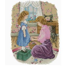 Load image into Gallery viewer, Maternal love-31*36CM  14CT Stamped Cross Stitch (Xiaobai Brand)

