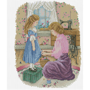 Maternal love-31*36CM  14CT Stamped Cross Stitch (Xiaobai Brand)