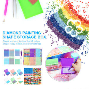 Diamond Art Trays Kits 5D DIY Diamond Painting Tray for Adults (48pcs Mixed)