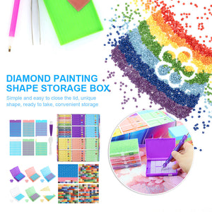 Diamond Art Trays Kits 5D DIY Diamond Painting Tray for Adults (60pcs Mixed)