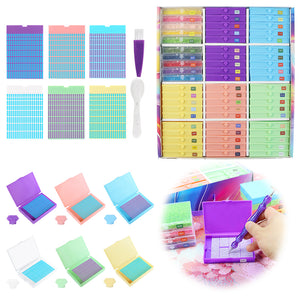 Diamond Art Trays Kits 5D DIY Diamond Painting Tray for Adults (60pcs Mixed)