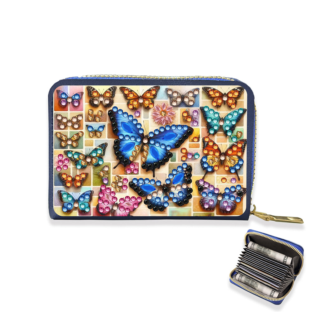 Diamond Painting Card Holder Coin Purse Diamond Art Wallet Pouch Gifts for Women