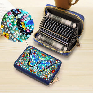 Diamond Painting Card Holder Coin Purse Diamond Art Wallet Pouch Gifts for Women