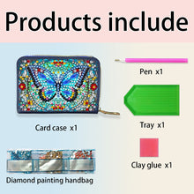 Load image into Gallery viewer, Diamond Painting Card Holder Coin Purse Diamond Art Wallet Pouch Gifts for Women
