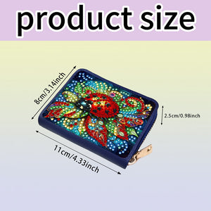 Diamond Painting Card Holder Coin Purse Diamond Art Wallet Pouch Gifts for Women