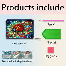 Load image into Gallery viewer, Diamond Painting Card Holder Coin Purse Diamond Art Wallet Pouch Gifts for Women
